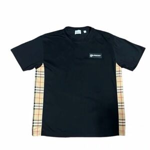 Burberry Black Vintage Logo Short Sleeve Size S